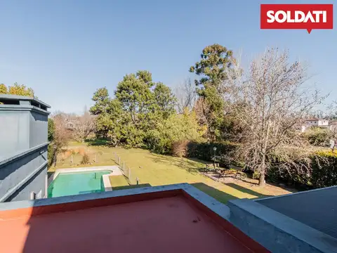SOLDATI, en exclusiva, vende en Ayres de Pilar casa muy solida. Excelente lote, piscina