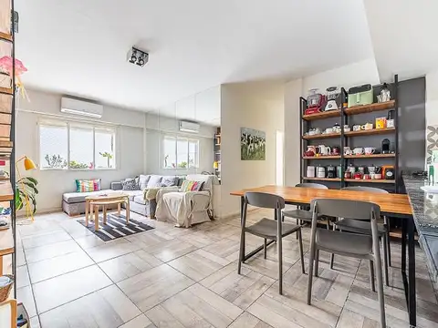 Departamento en Palermo de 3 ambientes totalmente reciclado a nuevo.