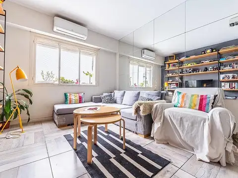 Departamento en Palermo de 3 ambientes totalmente reciclado a nuevo.