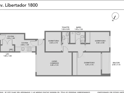Departamento en Venta en Vicente Lopez, USD 149.000