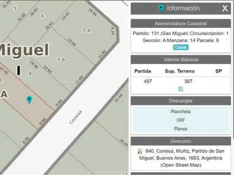 OPORTUNIDAD VENTA LOTE 367 M2 PB+12-FOT 3- MUÑIZ