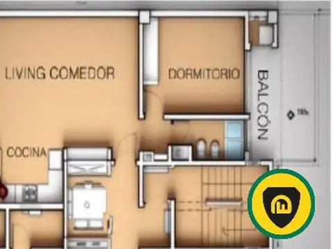 Departamento en Venta de 2 ambientes