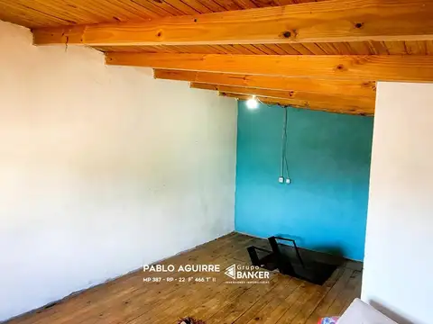 Casa 3 ambientes con 1 baño