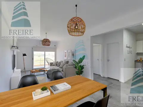 Venta departamento dos ambientes, balcón con parrilla | Condominio El Reparo, km 51 Pilar