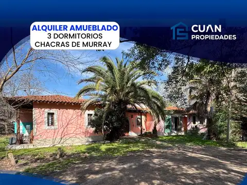 Casa en alquiler Chacras de Murray - CUAN PROPIEDADES