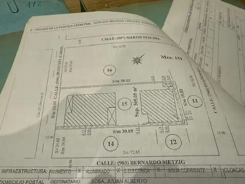 Terreno en Venta en Loma Hermosa, USD 75.000