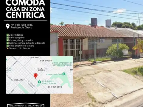 SE VENDE: AV. 9 DE JULIO 1936, CASA DE 2 DORMITORIOS