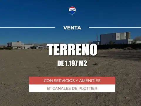 VENTA TERRENO B° CANALES DE PLOTTIER UF 628, NQN