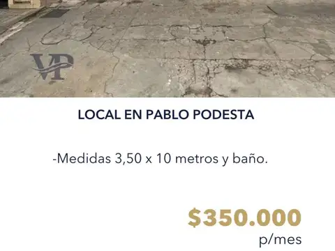Local en Pablo Podestá
