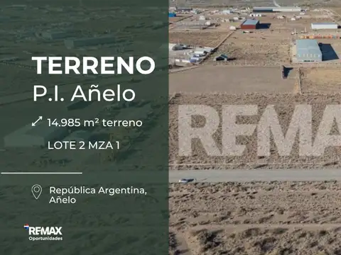 Venta terreno en parque industrial