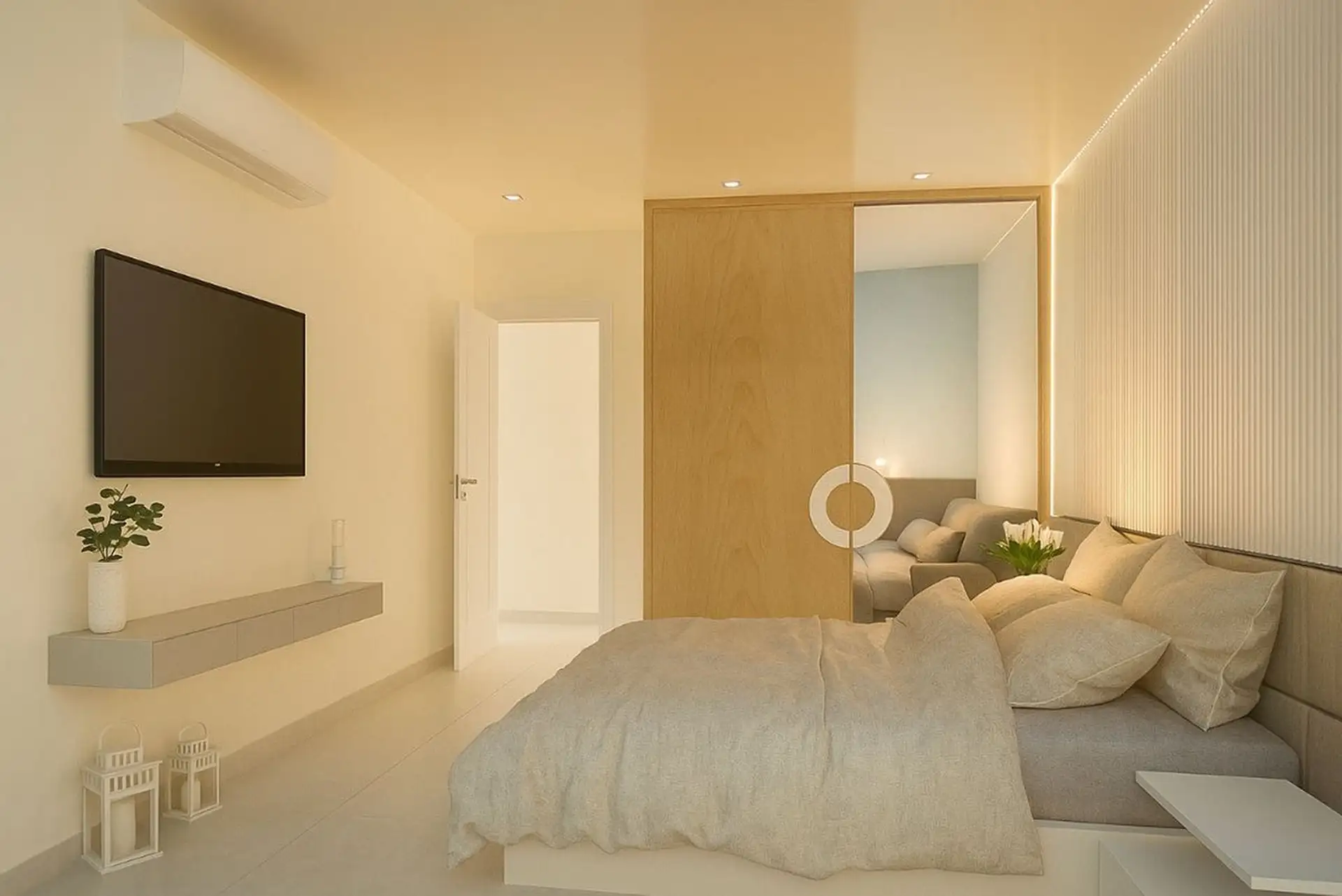 Depto 2 amb, 55m² en planta baja con cochera — Acqua Callao