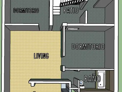 Depto Tipo Casa en Venta en Belgrano C, USD 140.000