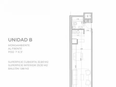 Departamento en Venta al Noroeste