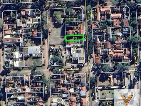 Terreno en Venta 37  mts Fondo