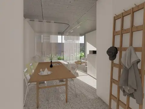 Departamento Monoambiente con 1 baño