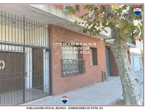 VENTA CASA EN AVELLANEDA  AVENIDA ROCA A RECICLAR