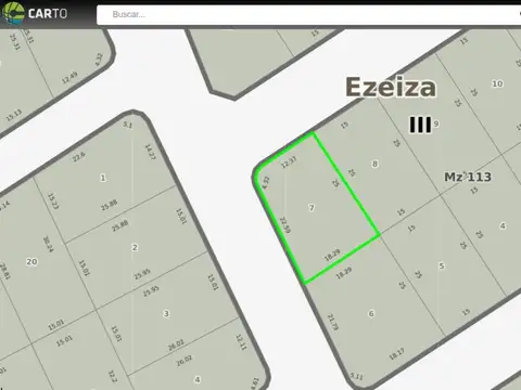 Terreno en Venta de 415,0 m2
