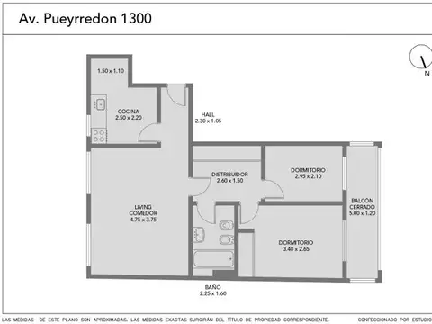 Avenida Pueyrredón 1300, Piso 2
