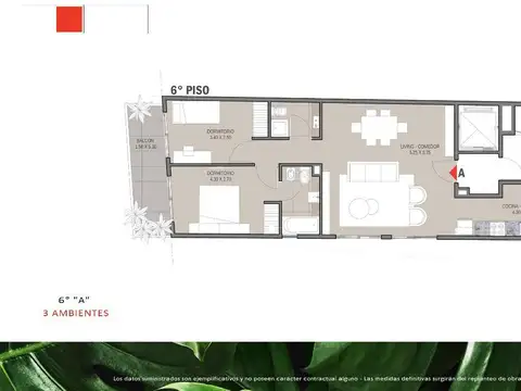 Departamento en Venta de 4 ambientes