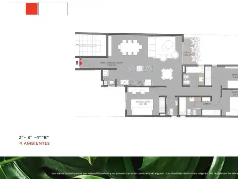 Departamento en Venta de 4 ambientes