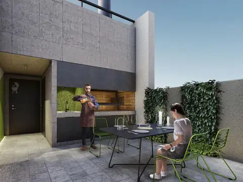 Venta Departamento de 1 Ambiente en Palermo Hollywood - En Construcción