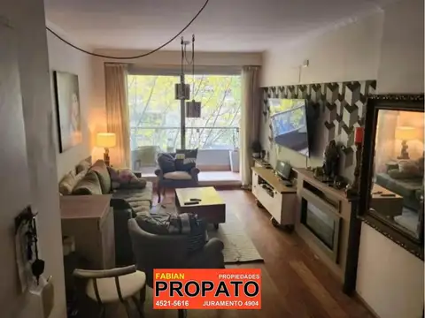 Depto moderno de 2 ambientes al frente con balcon y cochera fija cubierta! Edificio con amenitties 