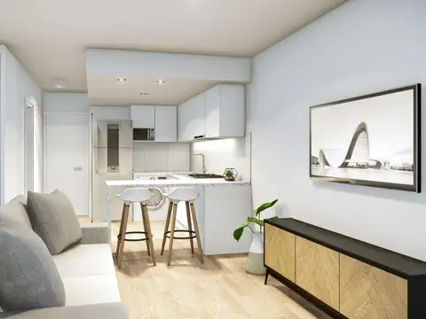 Departamento en Venta de 1 dormitorio