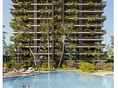 Dos ambientes con balcon con parrilla