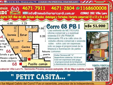 Departamento en Venta en Villa Luro, Capital Federal