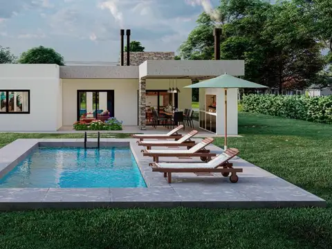 Casa 4 ambientes con 2 baños