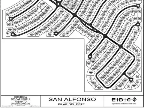 Terreno en Venta en Pilar del Este - San Alfonso, USD 35.000