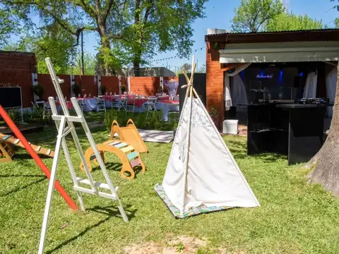 HERMOSA QUINTA MAS SALON PARA EVENTOS IDEAL EMPRENDIMIENTO