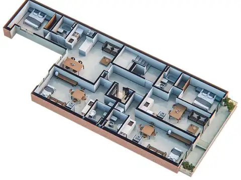 Departamento en Venta con 1 cocheras