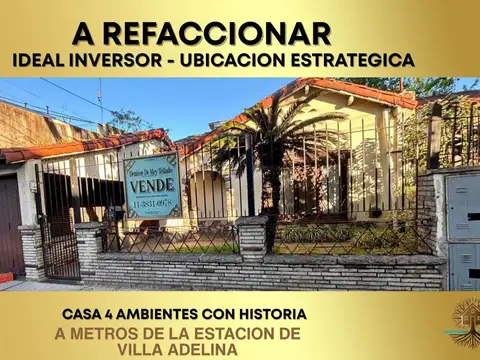 Gran Oportunidad en Vicente López: Casa + Segunda Vivienda a Metros de la Estación de Villa Adelina