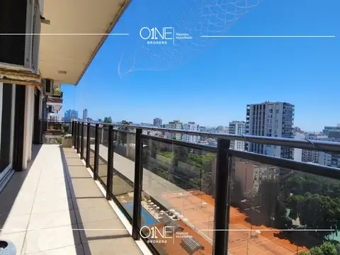 Preciosa Vista al club Belgrano 4 ambientes con dependencia y cochera fija -