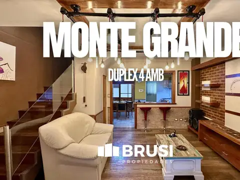 DÚPLEX EN VENTA EN MONTE GRANDE - 4 AMBIENTES - APTO CRÉDITO