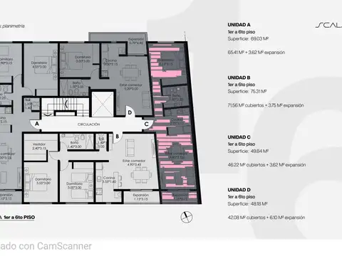 VENTA/DEPARTAMENTO AL POZO/"TORRE SCALA 1" UF 4 C