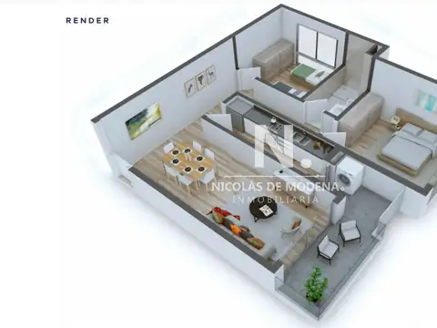 Hermoso departamento con excelente Locomoción en torre de categoria