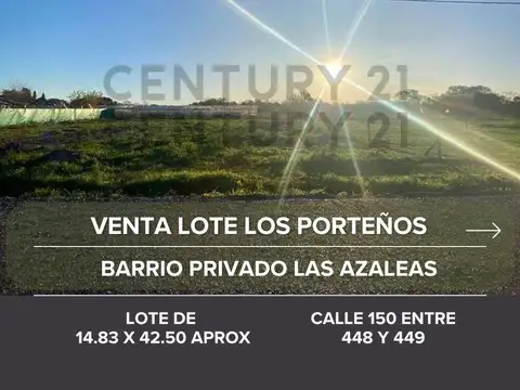 venta de Lote en Los Porteños