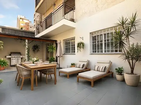 OASIS URBANO EN BELGRANO | 3 AMB RECICLADO   PATIO DE  37 M² | APTO PROFESIONAL