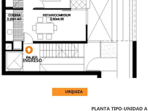 Departamento 2 ambientes con 1 baño