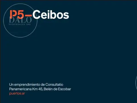 Lote en venta, Barrio ceibos FINANCIACION