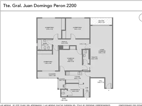 Departamento en Venta en Balvanera, USD 155.000