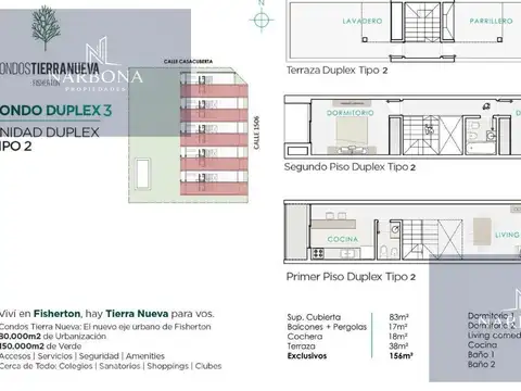 Departamento en Venta con 1 cocheras