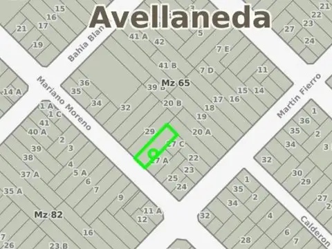 Mariano Moreno e/ Martin Fierro y Bahía Blanca