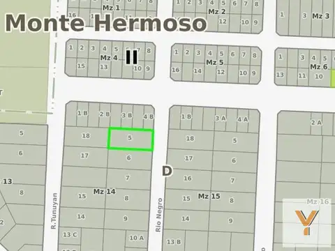 Terreno en Venta en Monte Hermoso, USD 250.000
