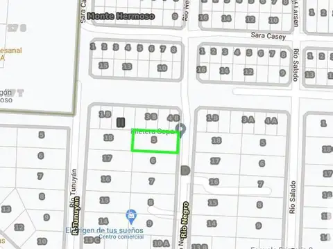 Terreno en venta - 720 mts2 - Monte Hermoso