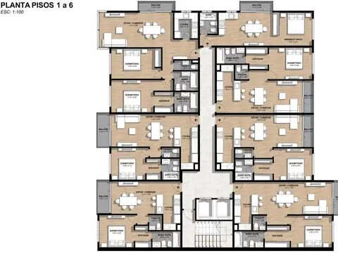 Departamento Monoambiente con 1 baño
