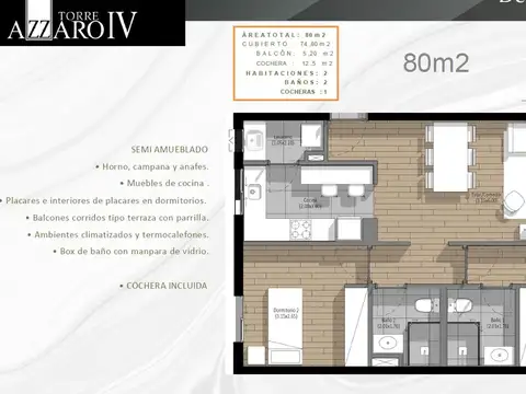 Departamento en venta en emprendimiento Azzaro IV