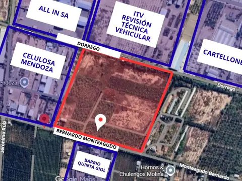 Terreno industrial en venta en Maipú, Mendoza